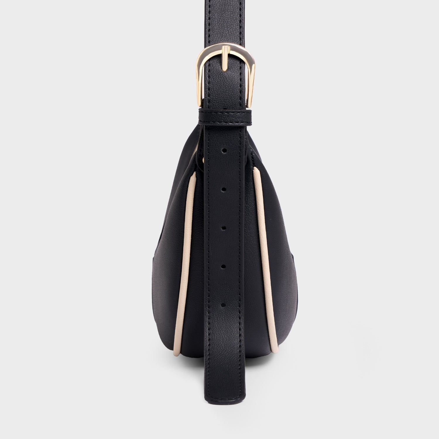 ENSO CROSSBODY BAG (Black & Beige)
