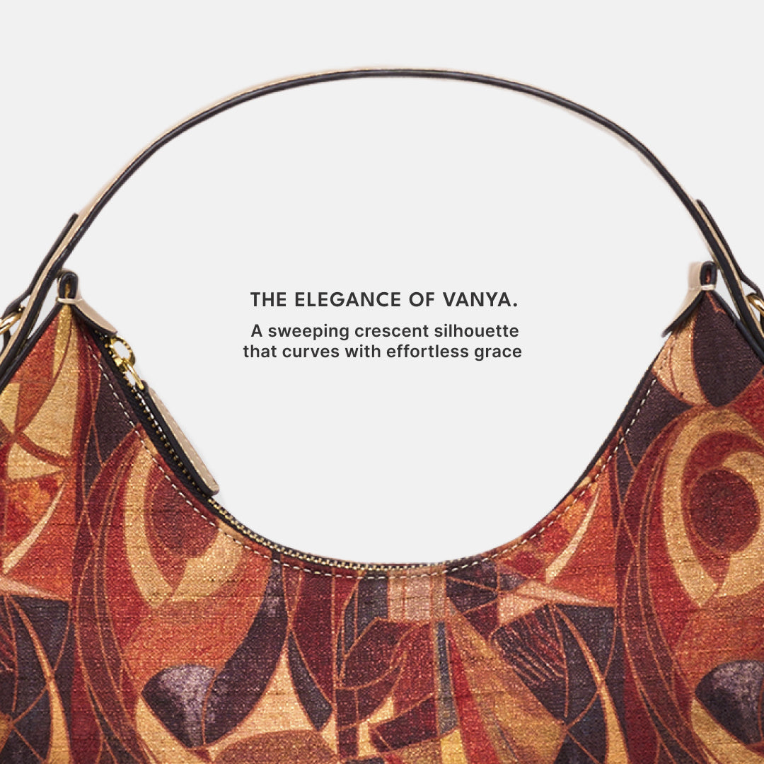 Auric Vanya Baguette (Beige Saffiano)