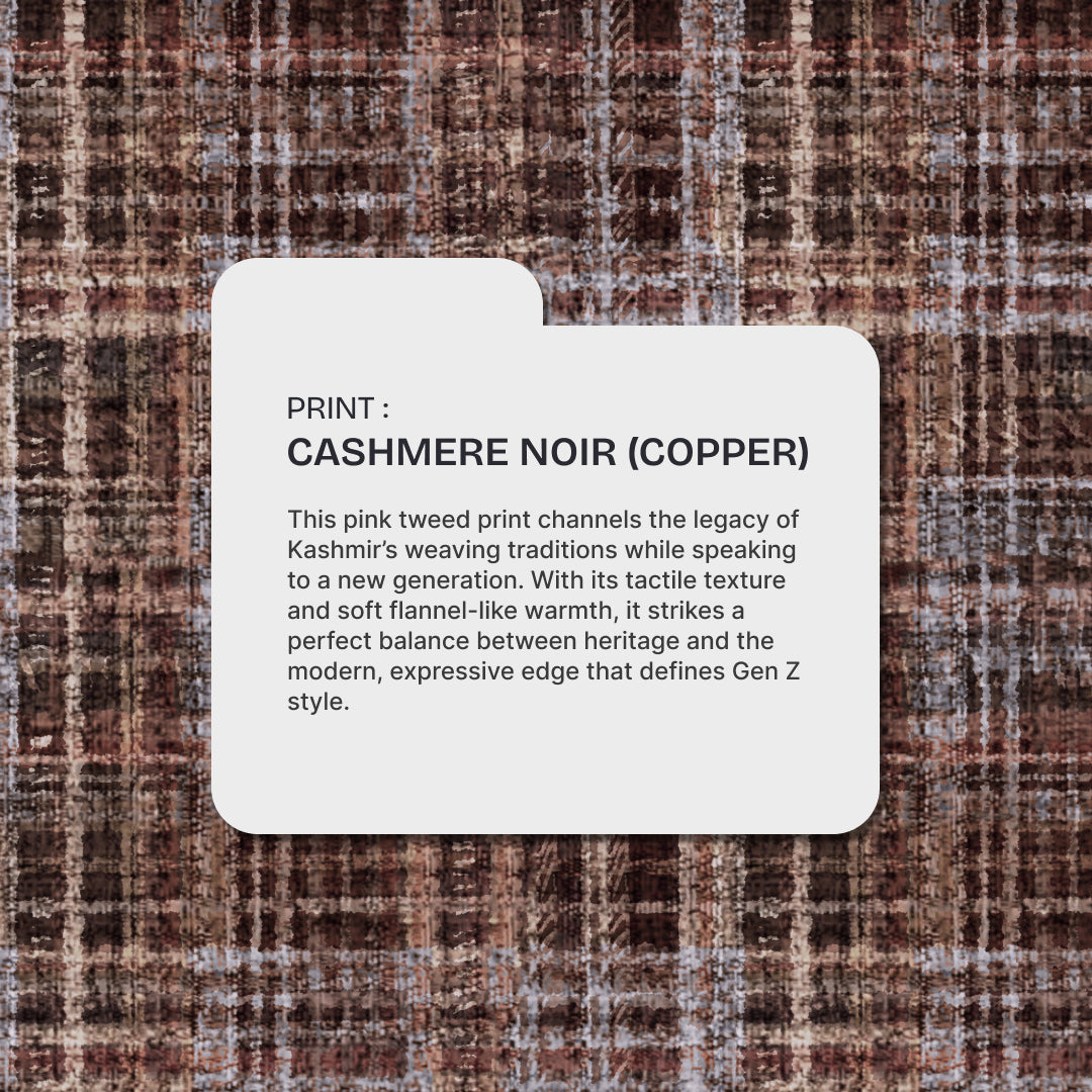 Cashmere Noir (Copper) Vertical Office Tote (Brown)