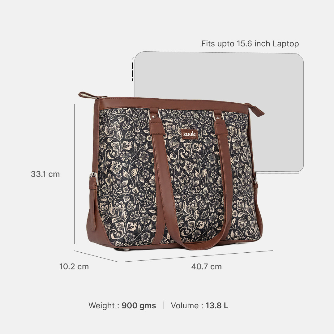 FloMotif Women's Office Bag, Flap Sling Bag & Chain Wallet Combo