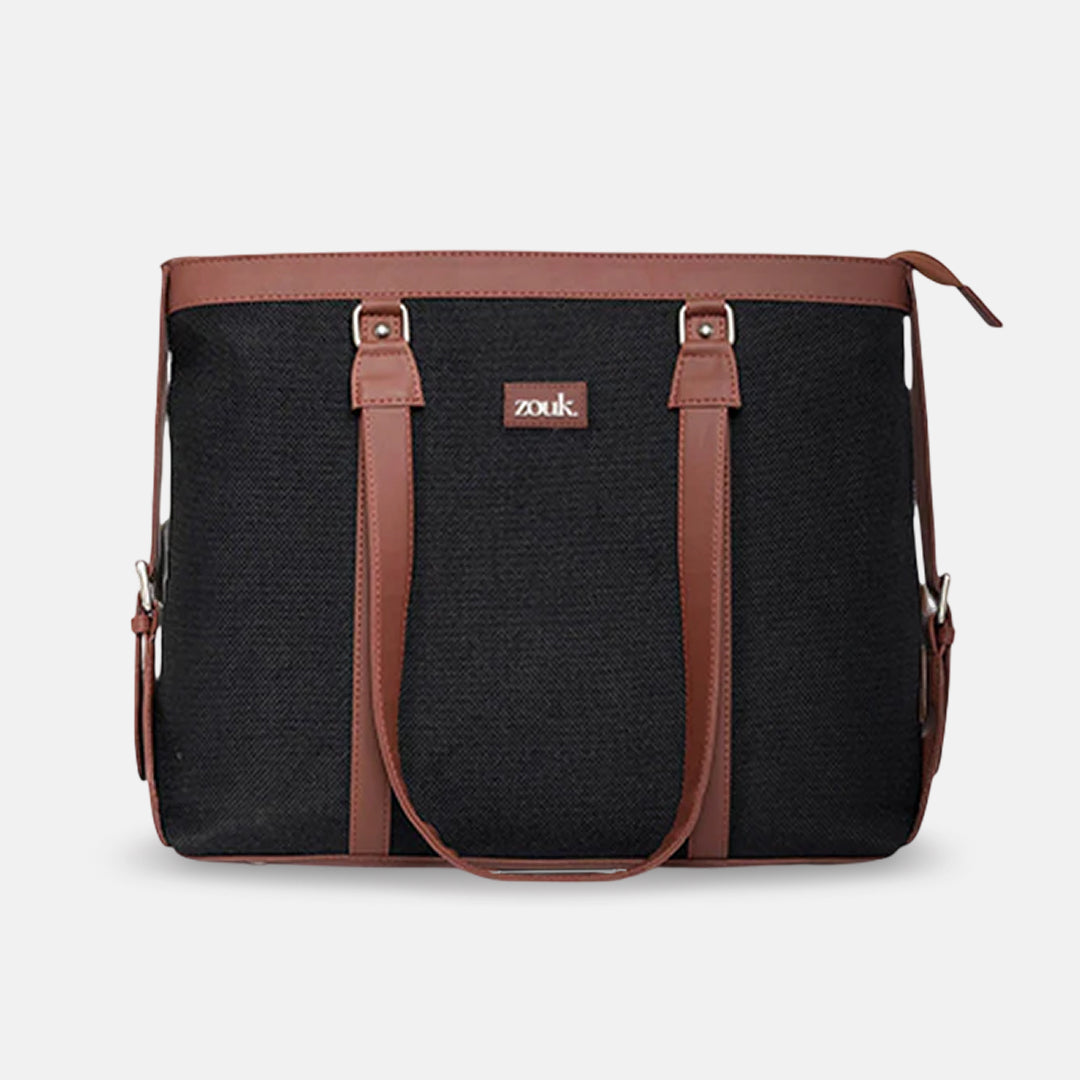 Jet Black Women's Office Bag