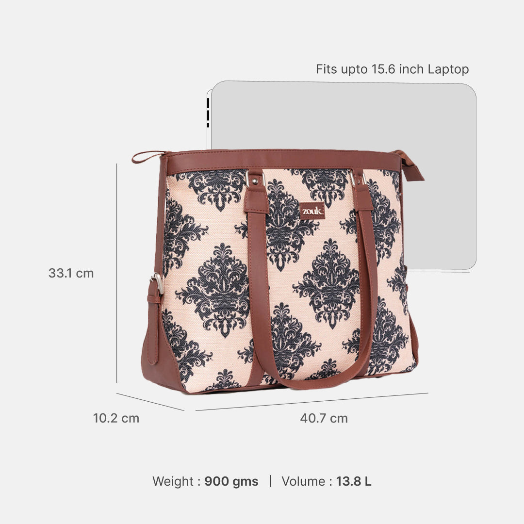 Mughal Motif Women's Office Bag