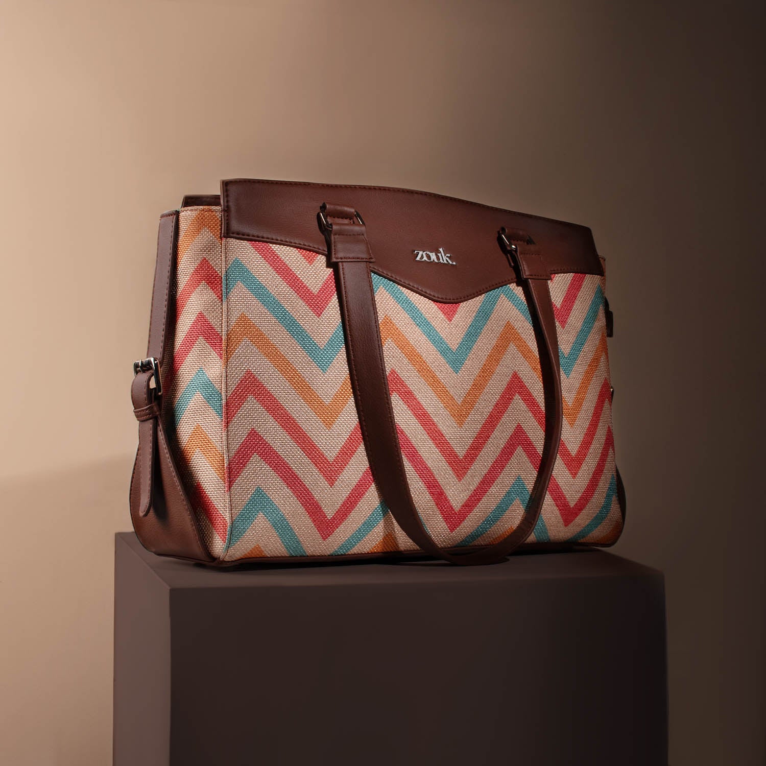 WavBeach Women's Work Bag Brown