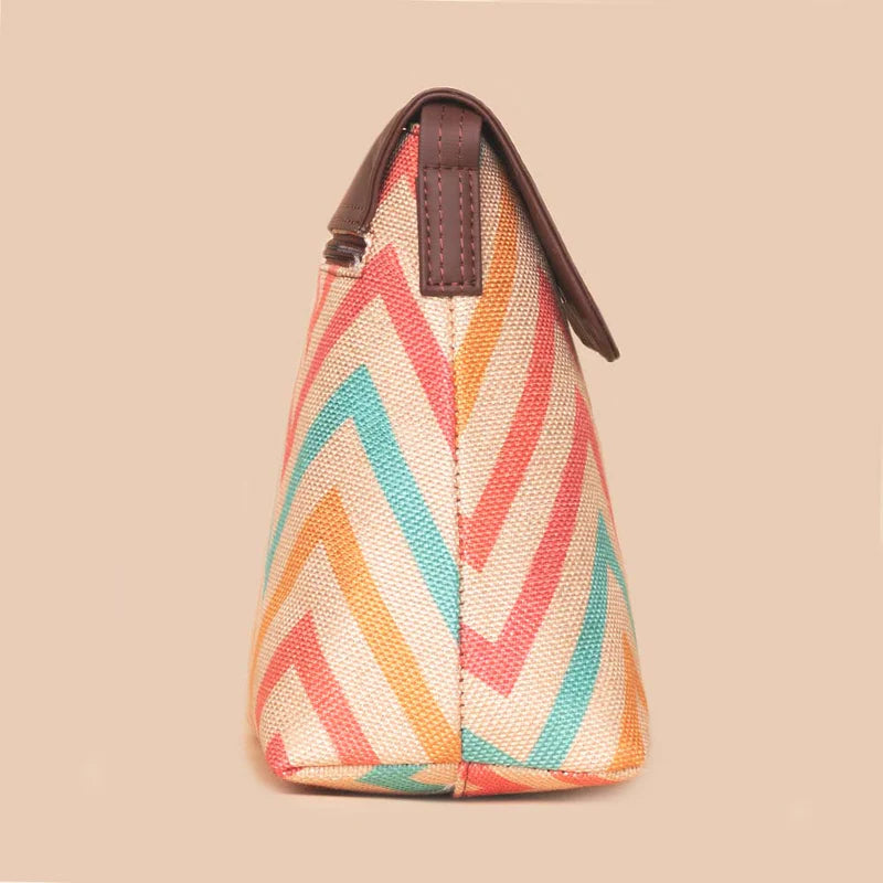 WavBeach - Office Tote Bag & Flap Sling Bag Combo