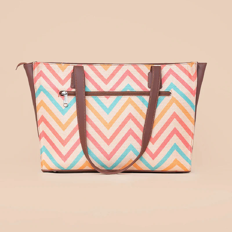 WavBeach - Office Tote Bag & Flap Sling Bag Combo