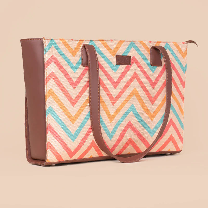 WavBeach - Office Tote Bag & Flap Sling Bag Combo