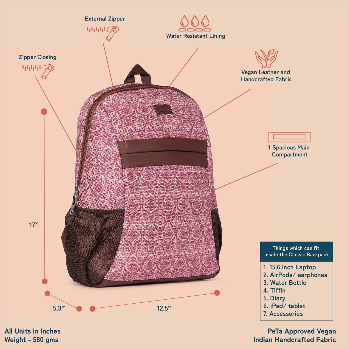 Madurai Blossom Classic Backpack