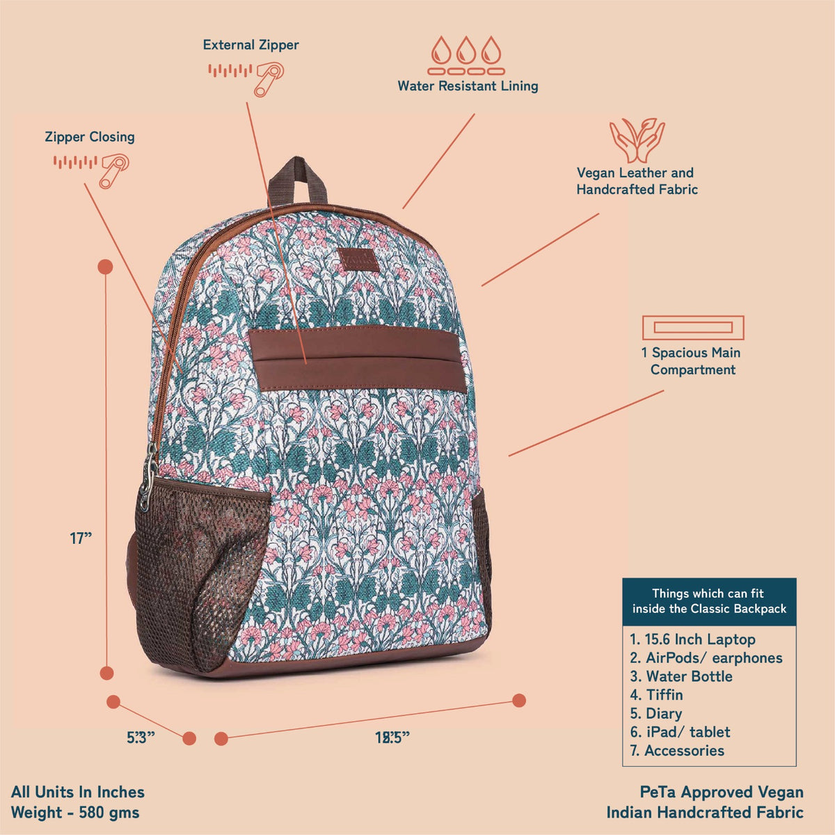 Hooghly Nouveau Classic Backpack