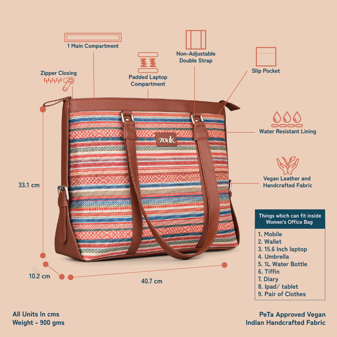 Assam Tapestry Women's Office Bag