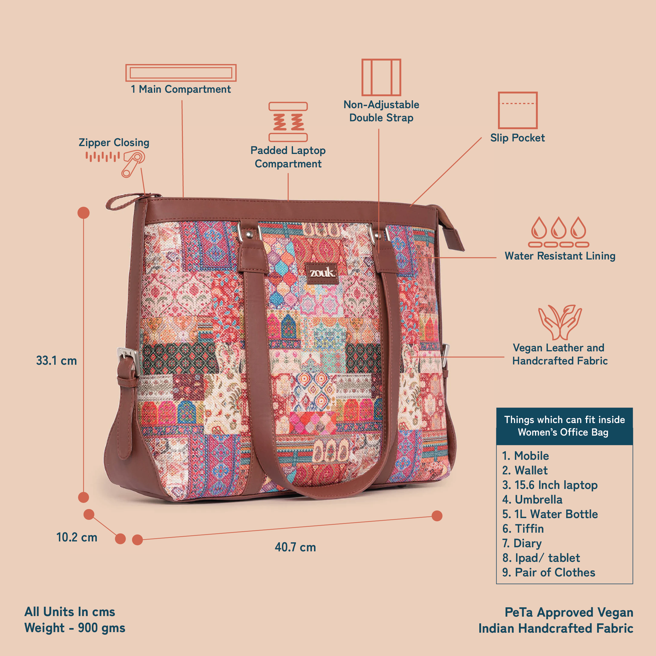 Kutch Gamthi Women's Office Bag