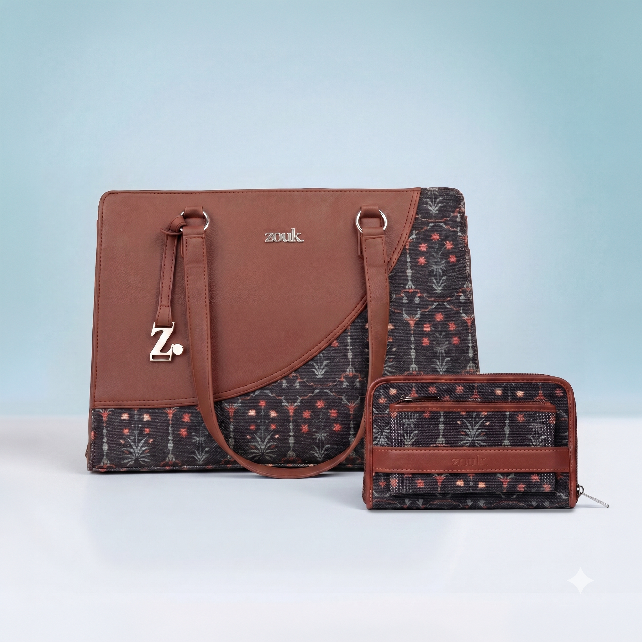 Taj Guldasta Office Essential Bag & Taj Guldasta Classic Zipper Wallet Combo