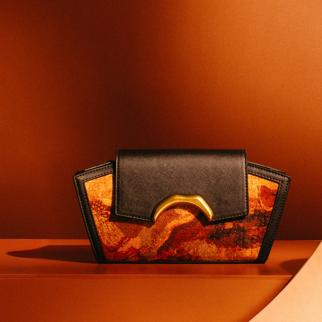 Citrine Zareen Clutch