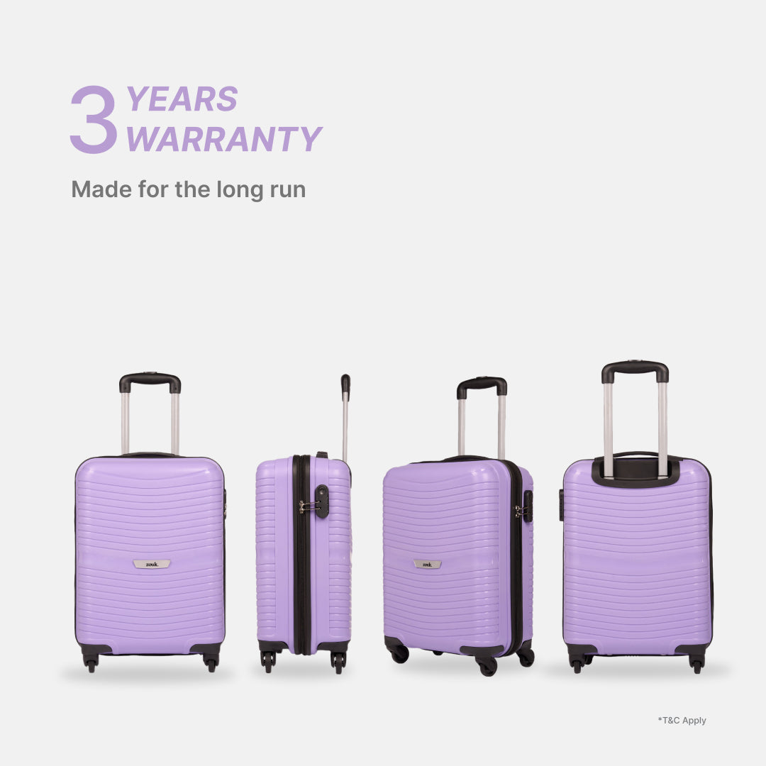 Lilac Zoya Trolley Bag (Cabin)