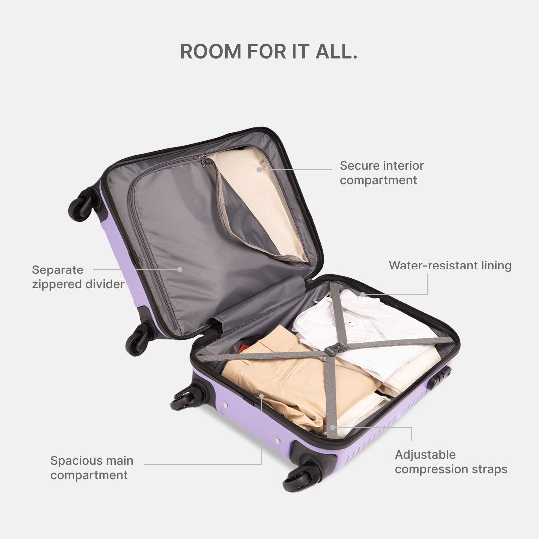 Lilac Zoya Trolley Bag