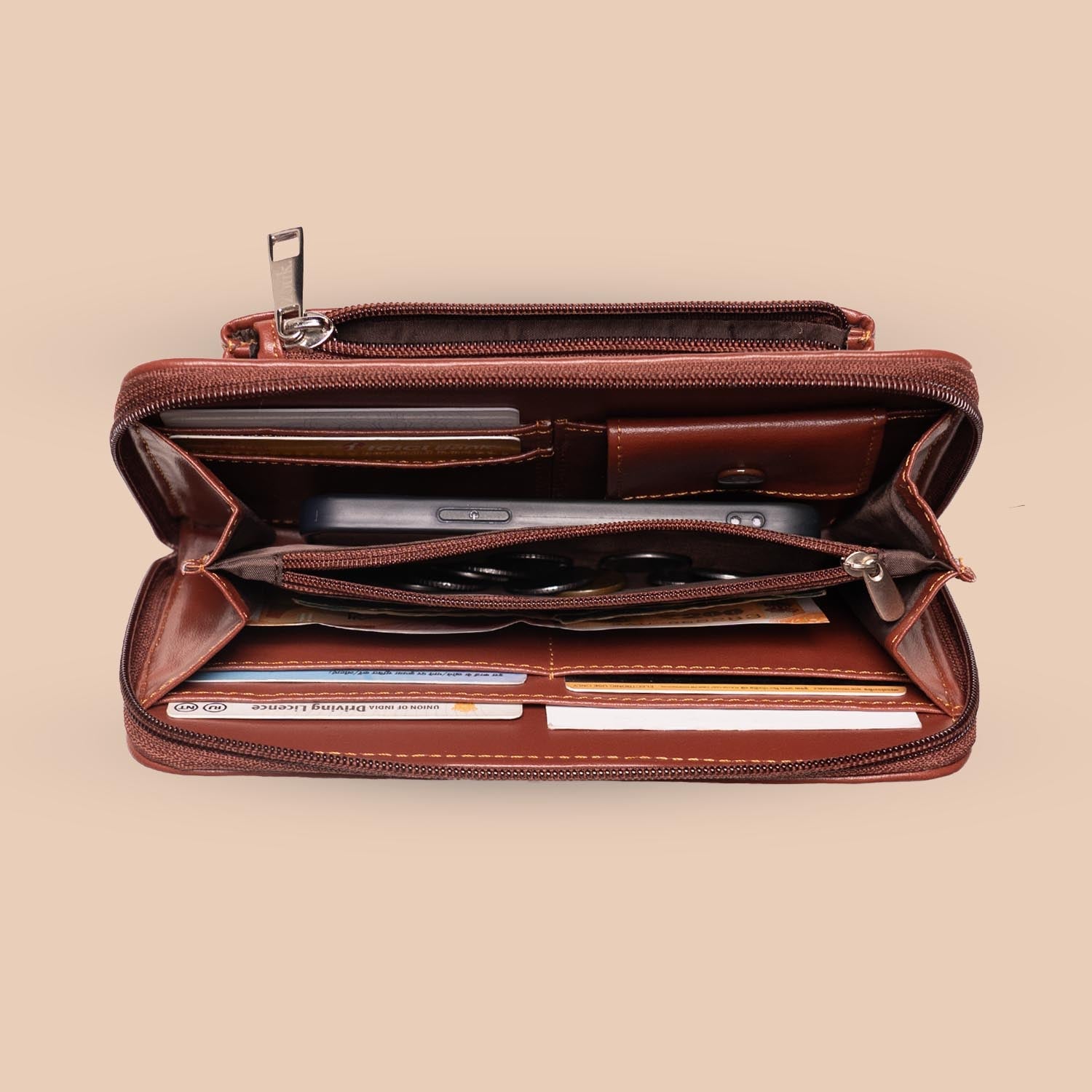 ZIP-Gwalior Weaves Chain Wallet