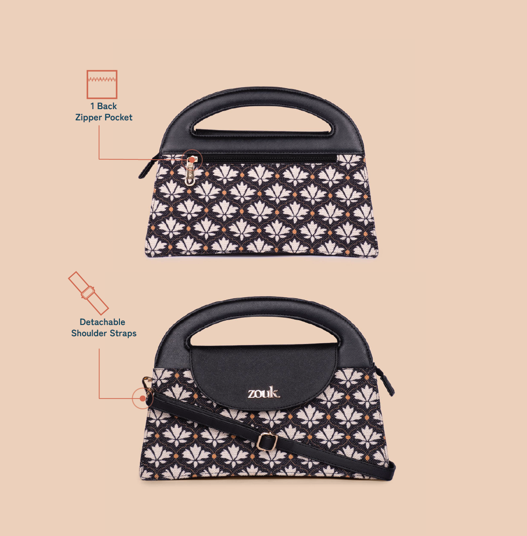 Rhea Kapoor Ziya Sling Bag - Bidri Kaiser