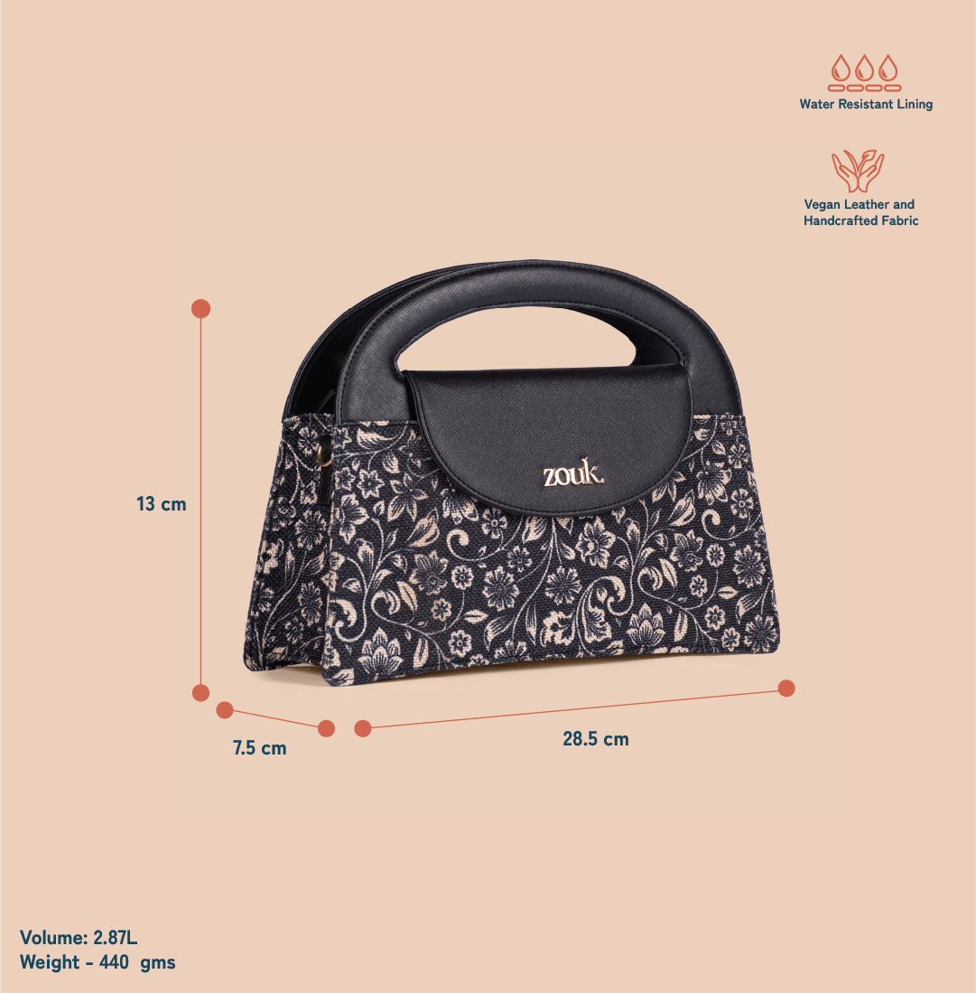 ZIP-Rhea Kapoor Ziya Sling Bag - FloMotif