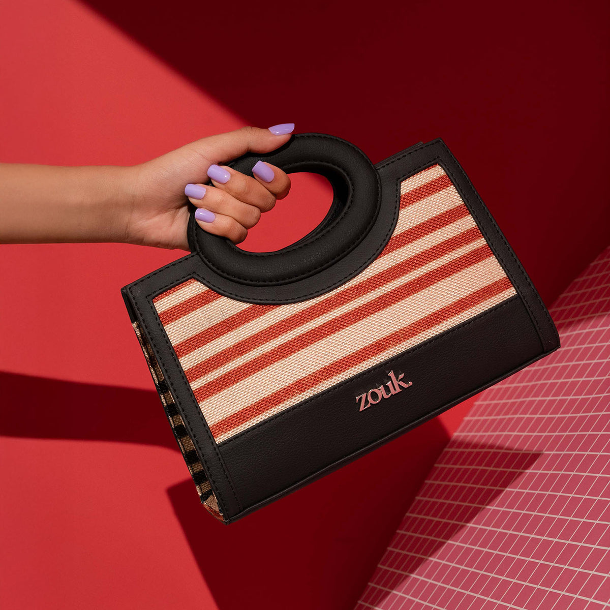 Zoe Sling Bag - Qutub Stripes