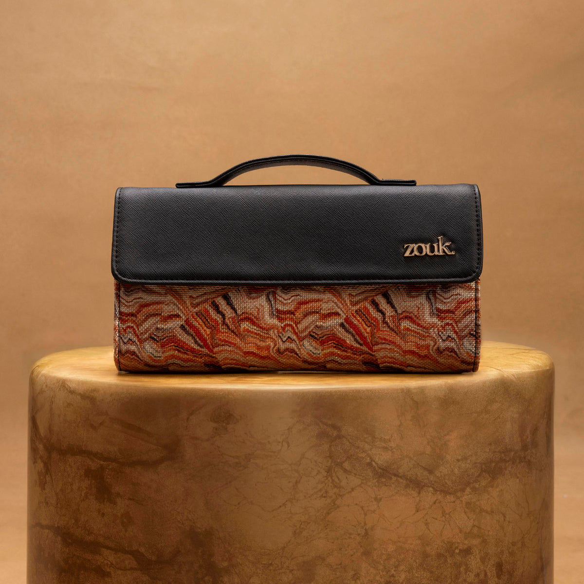 Rhea Kapoor Clutch - Nicobar Coral