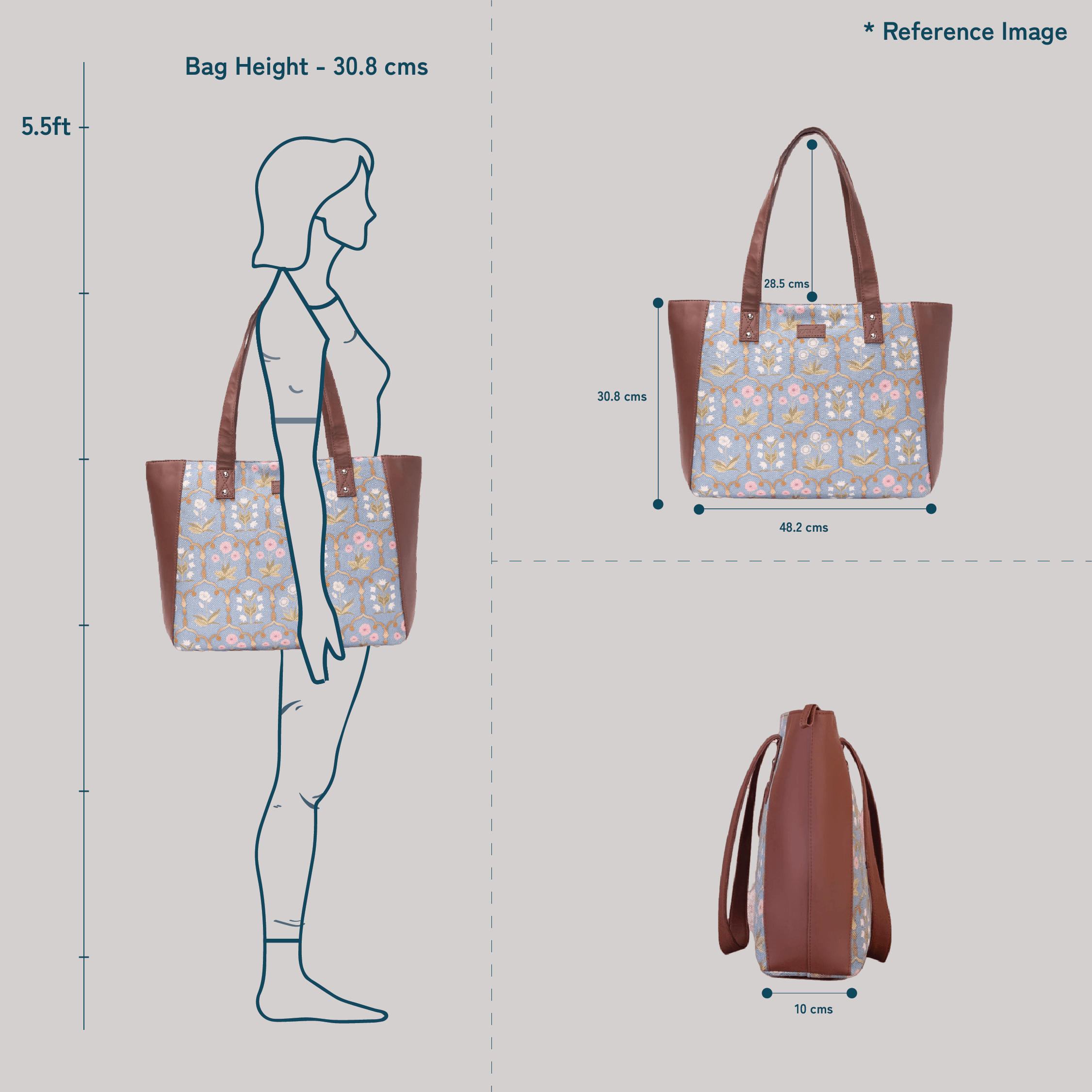 Nawabi Couture Side Tote Bag