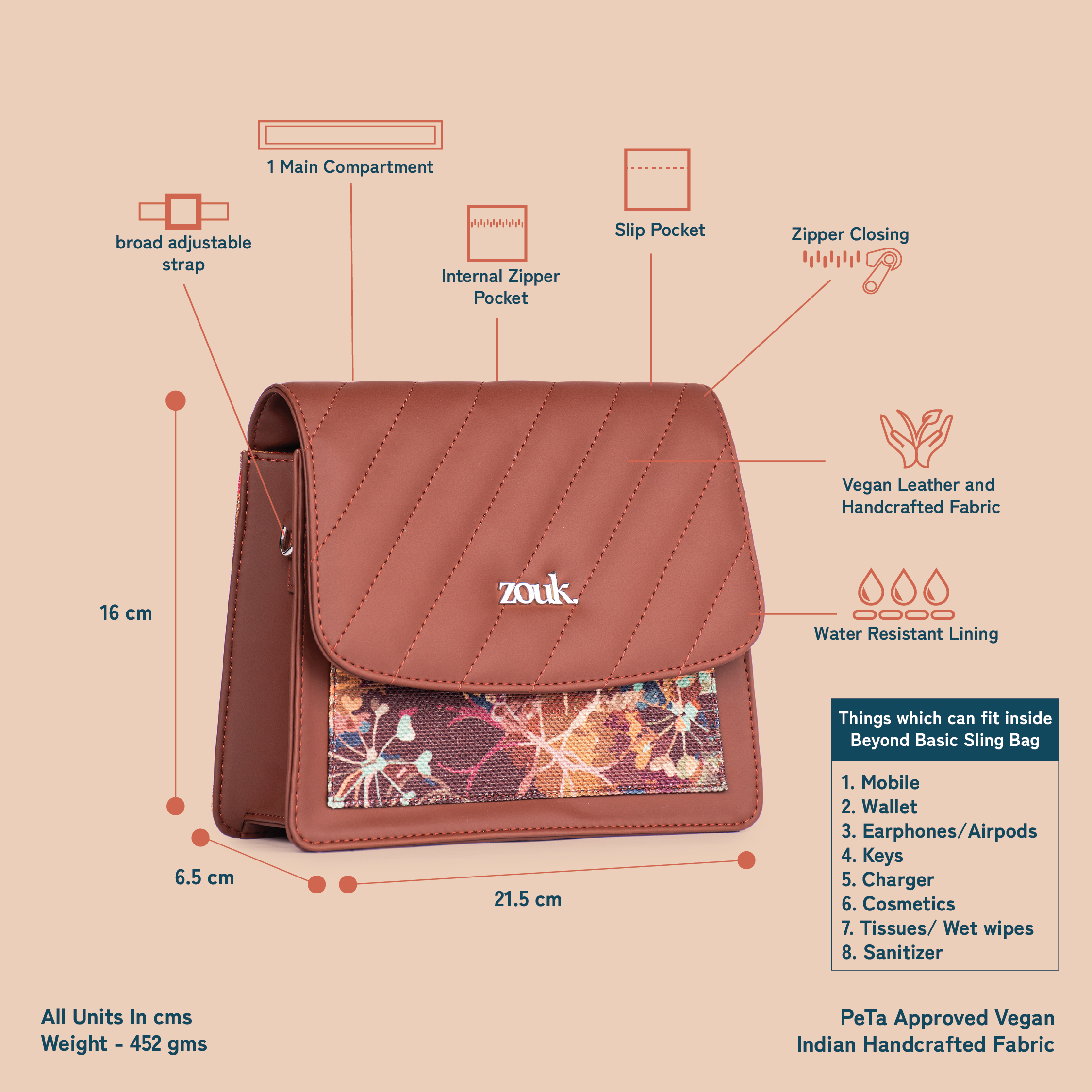 ZIP-FloLov Beyond Basic Sling Bag