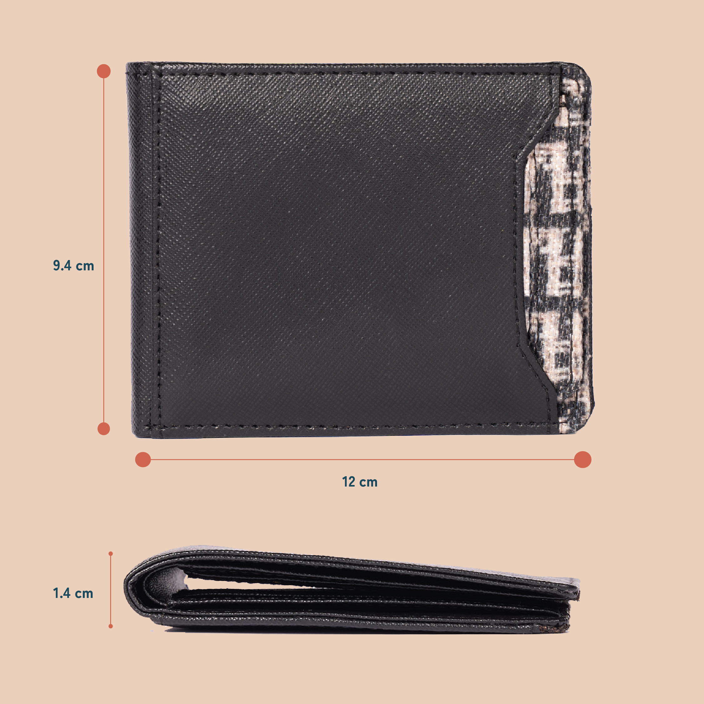 ZIP-Carter Checks Ace Men's Wallet
