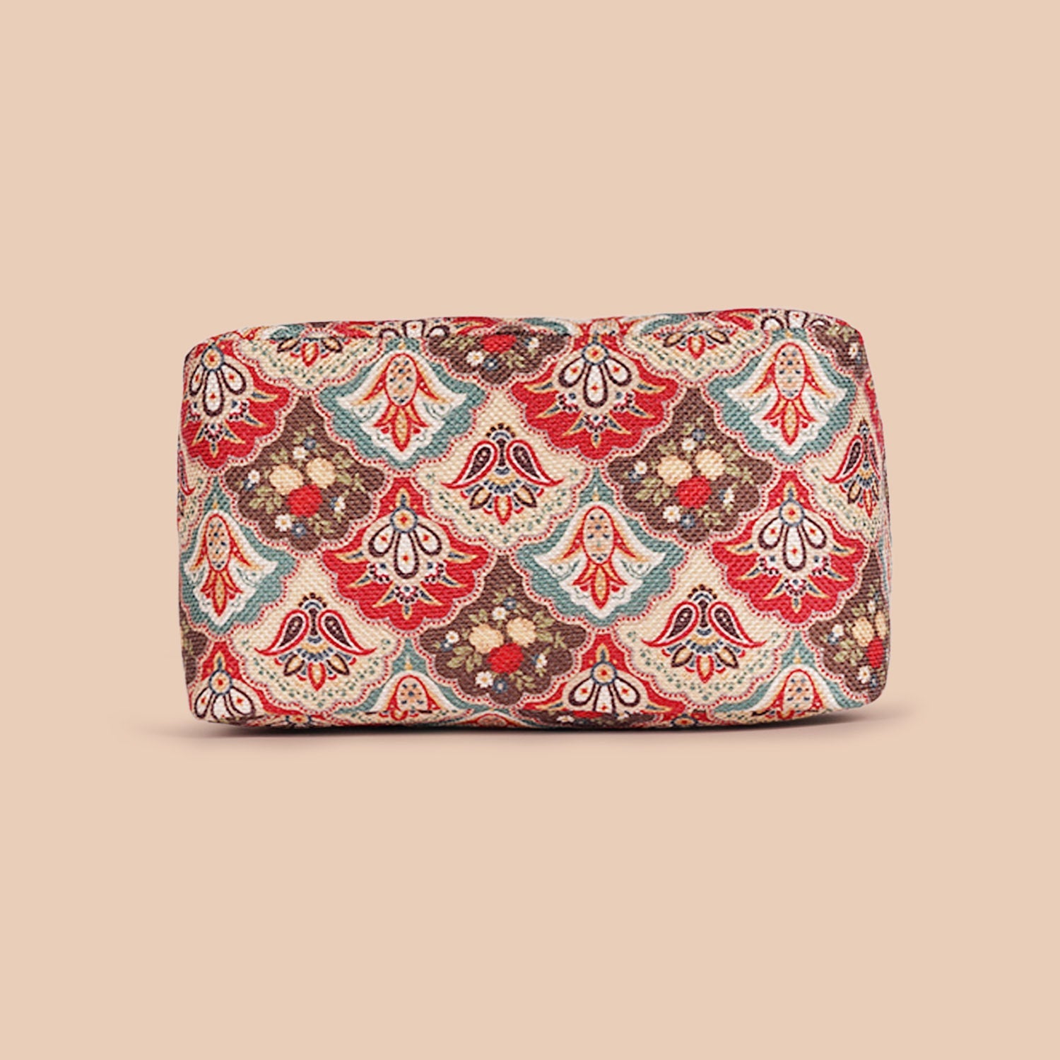ZIP-Mughal Art Multicolor Lunch Bag