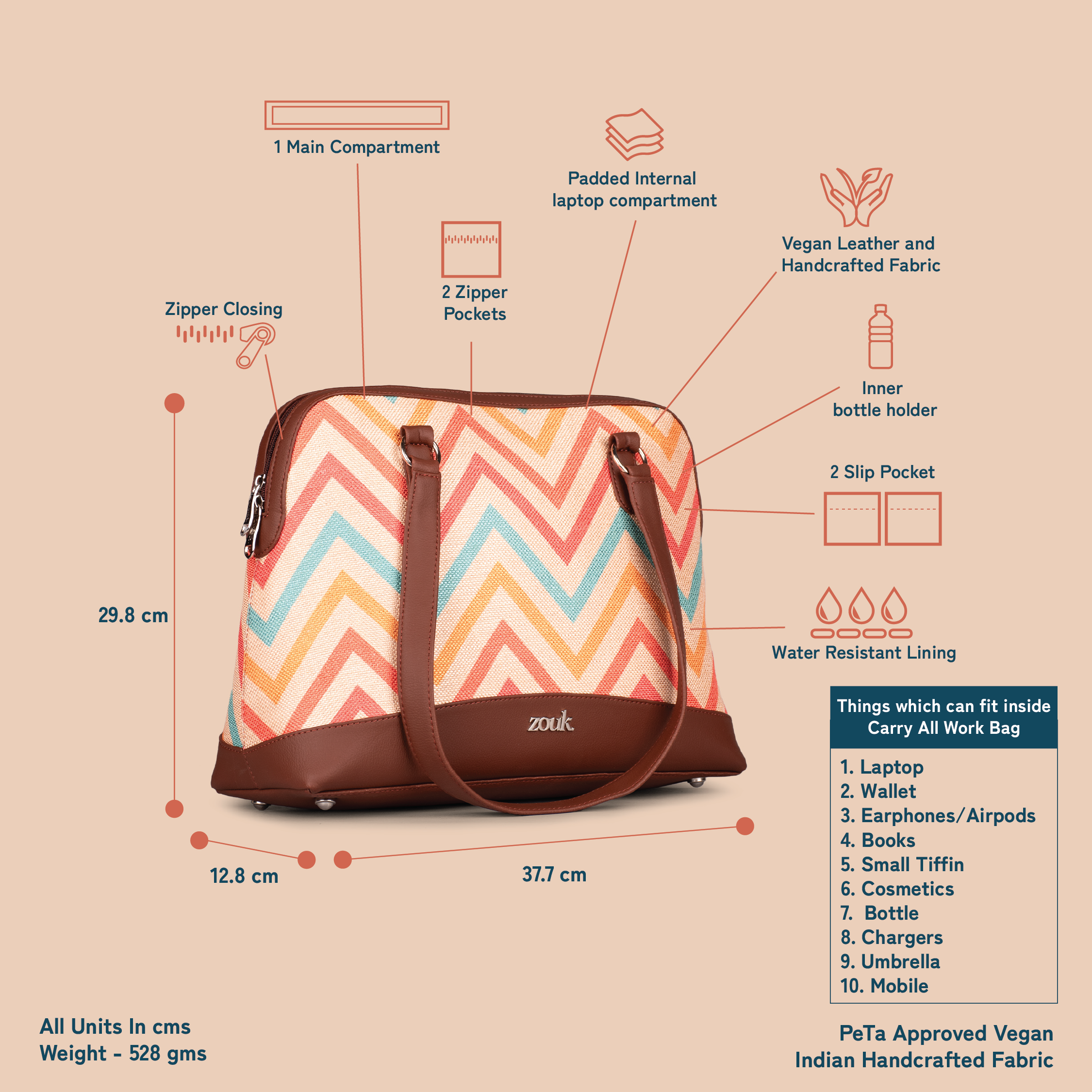 WavBeach Carry All Work Bag