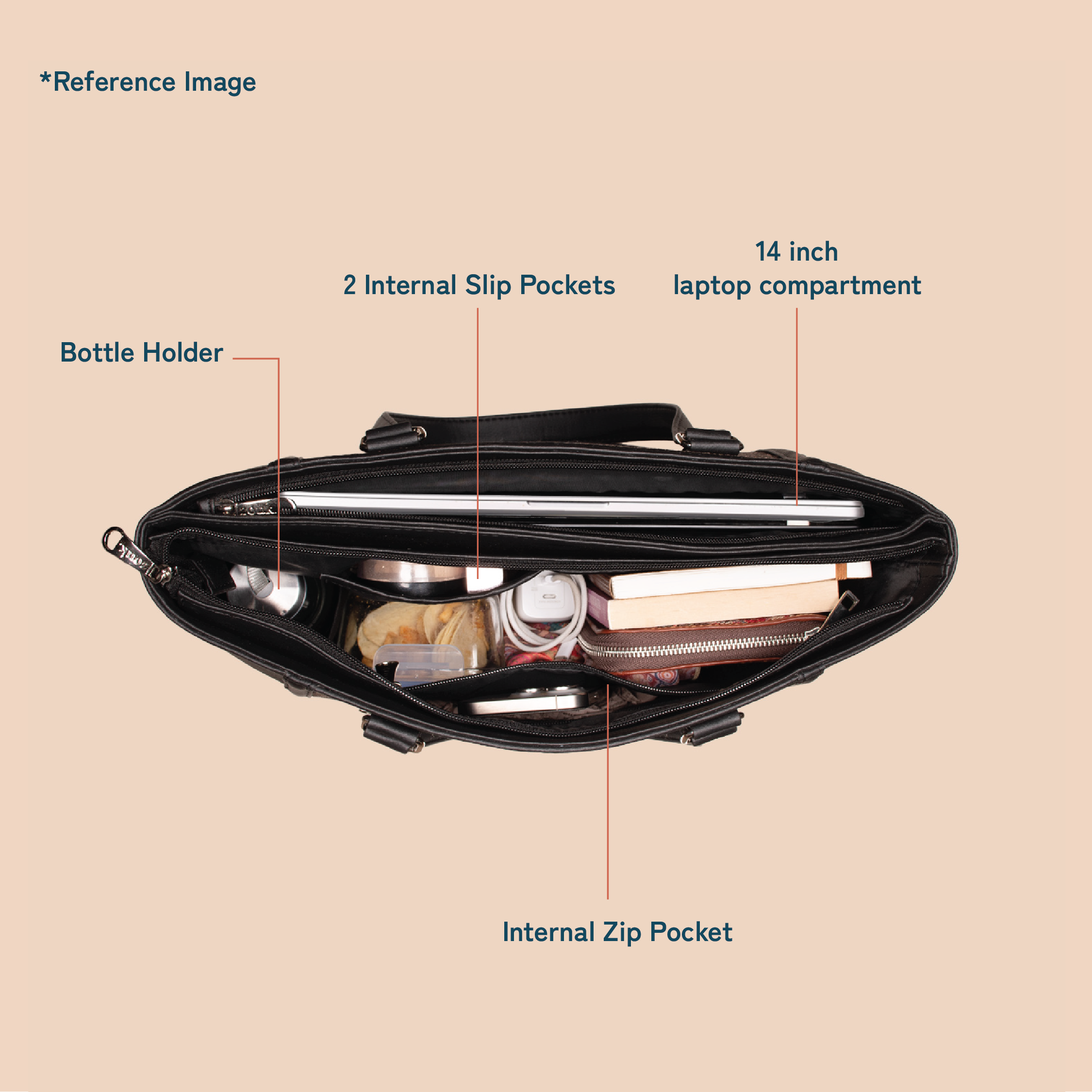 Taj Guldasta Classic Commute Office Bag