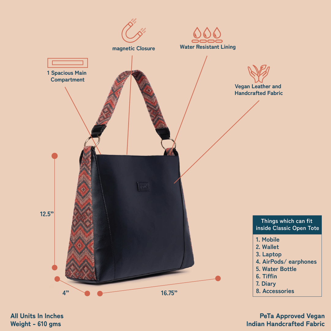 Gwalior Weaves Classic Open Tote