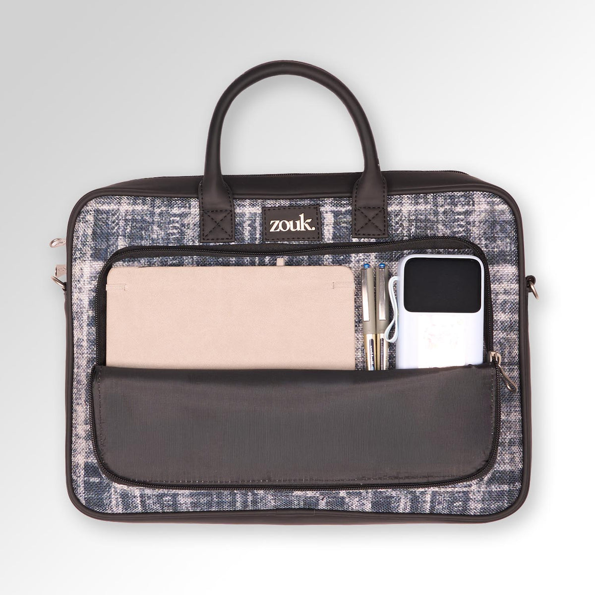 Leh Grit Men's Laptop Bag (Black)
