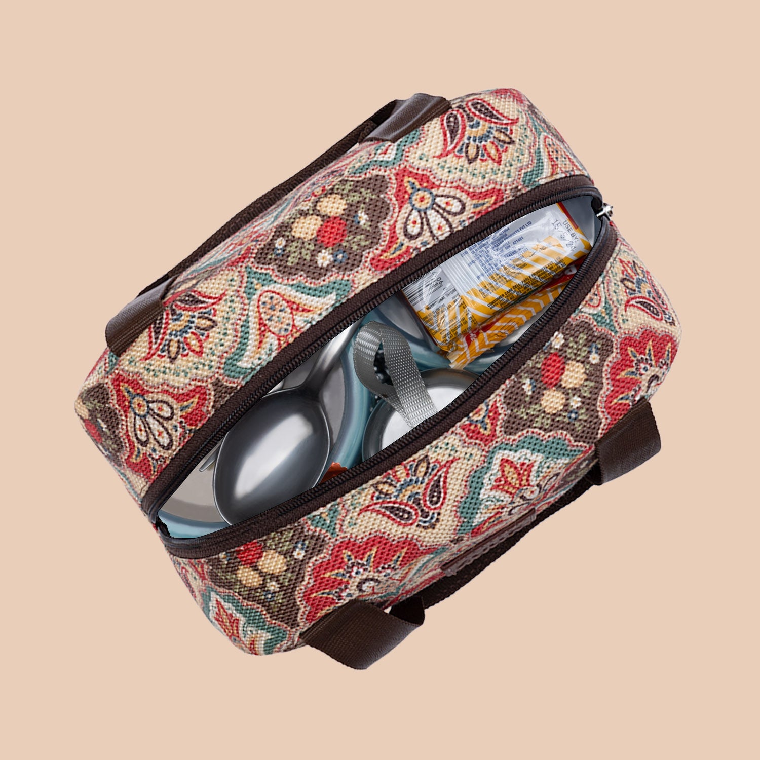 Mughal Art Multicolor Lunch Bag