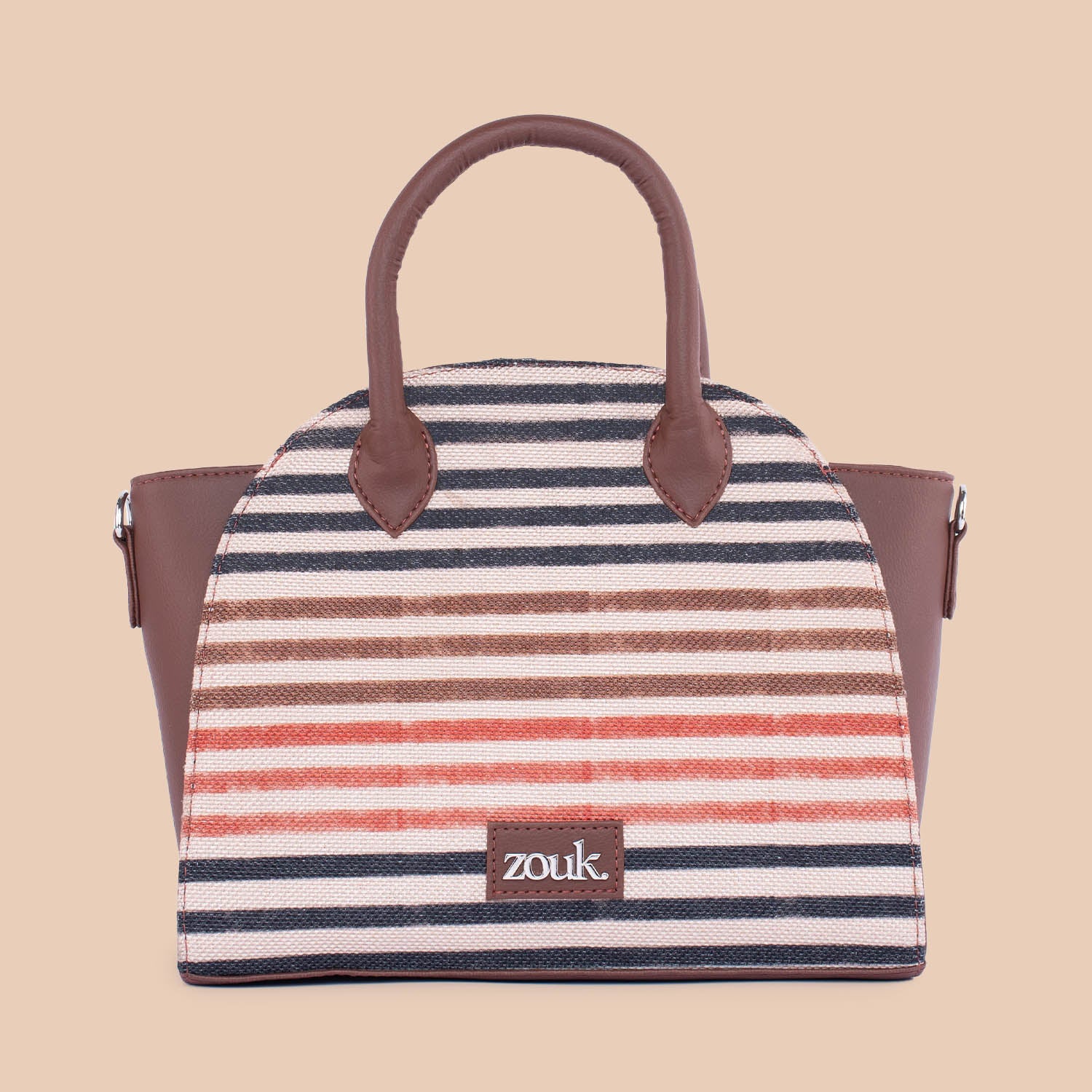 Konkona City Satchel Bag - Qutub Stripes