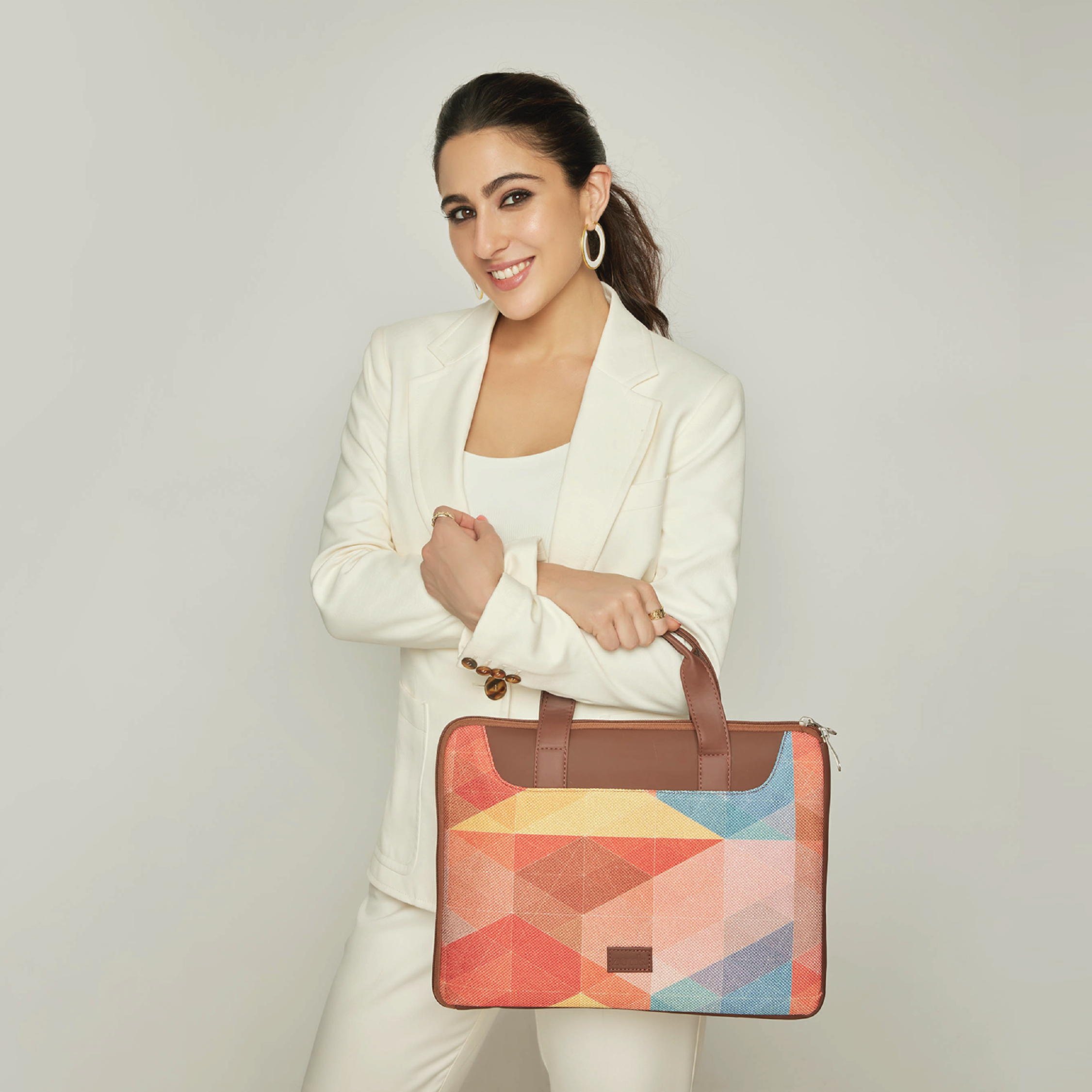 Buy SAINIK'S - ACCESS TO QUALITY Tote Bags for Women with Zip, College Bag  for Girls, Tote Bag for Traveling & Daily Use