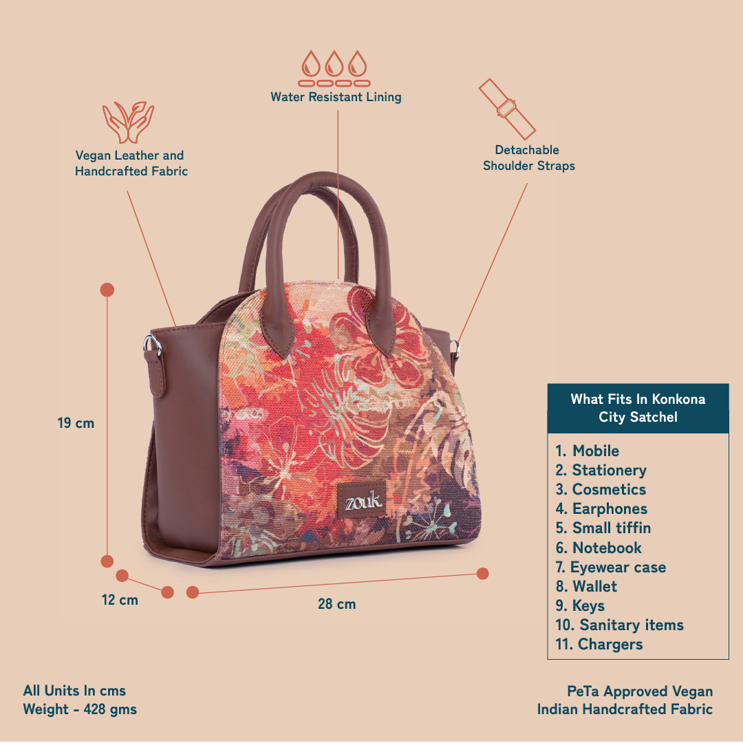 Konkona City Satchel Bag - FloLov