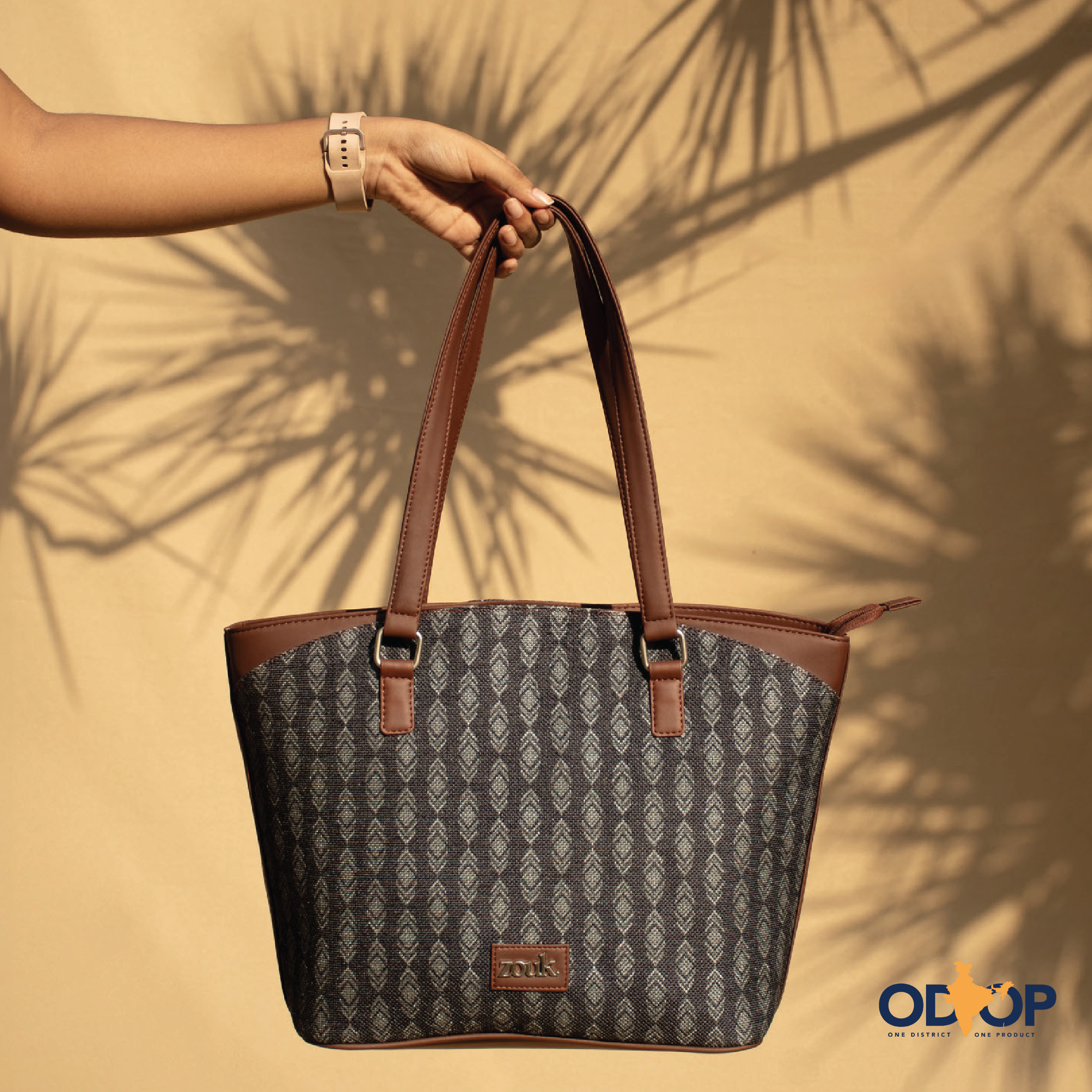 Hyderabad Ikat Classic Travel Tote