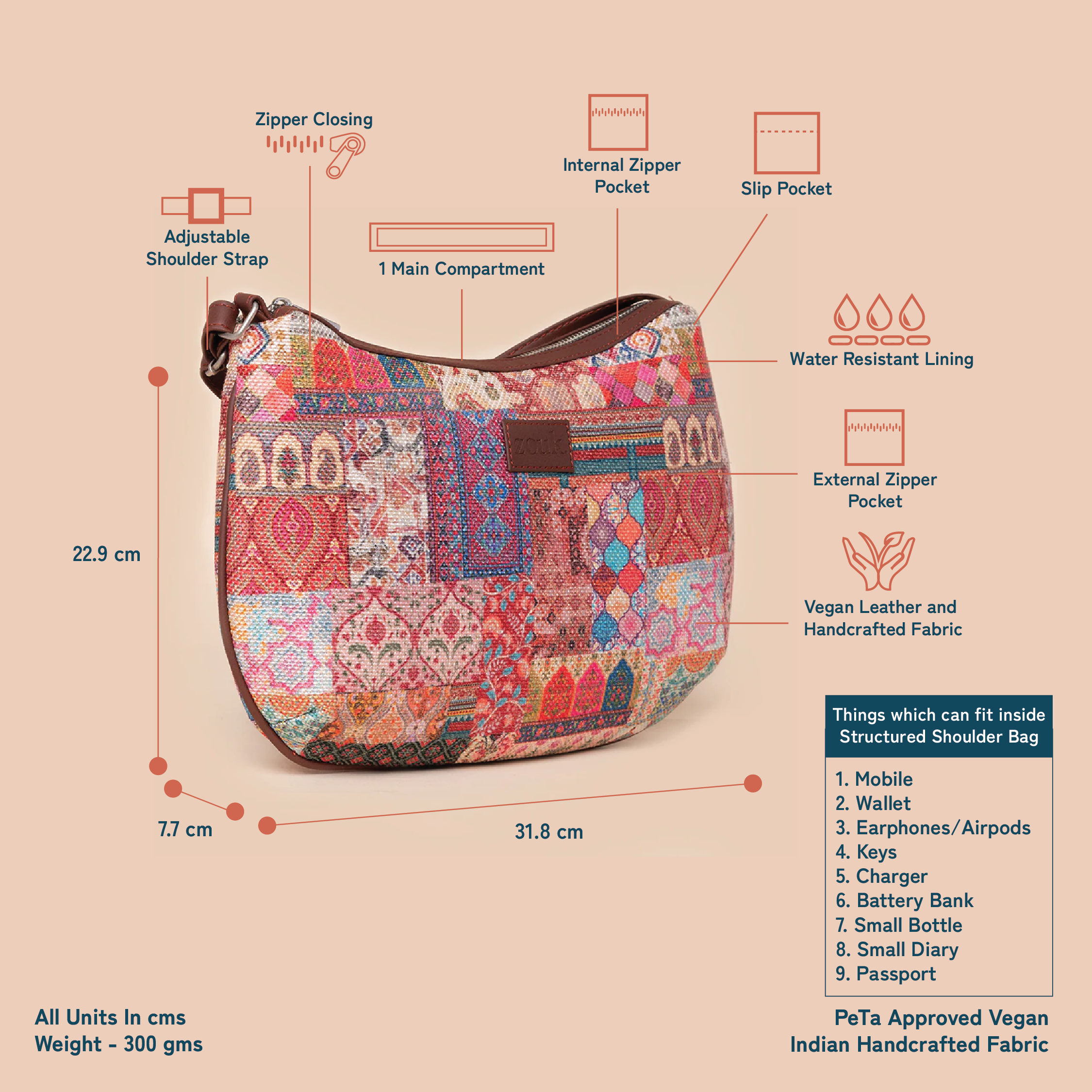 Kutch Gamthi Structured Shoulder Bag