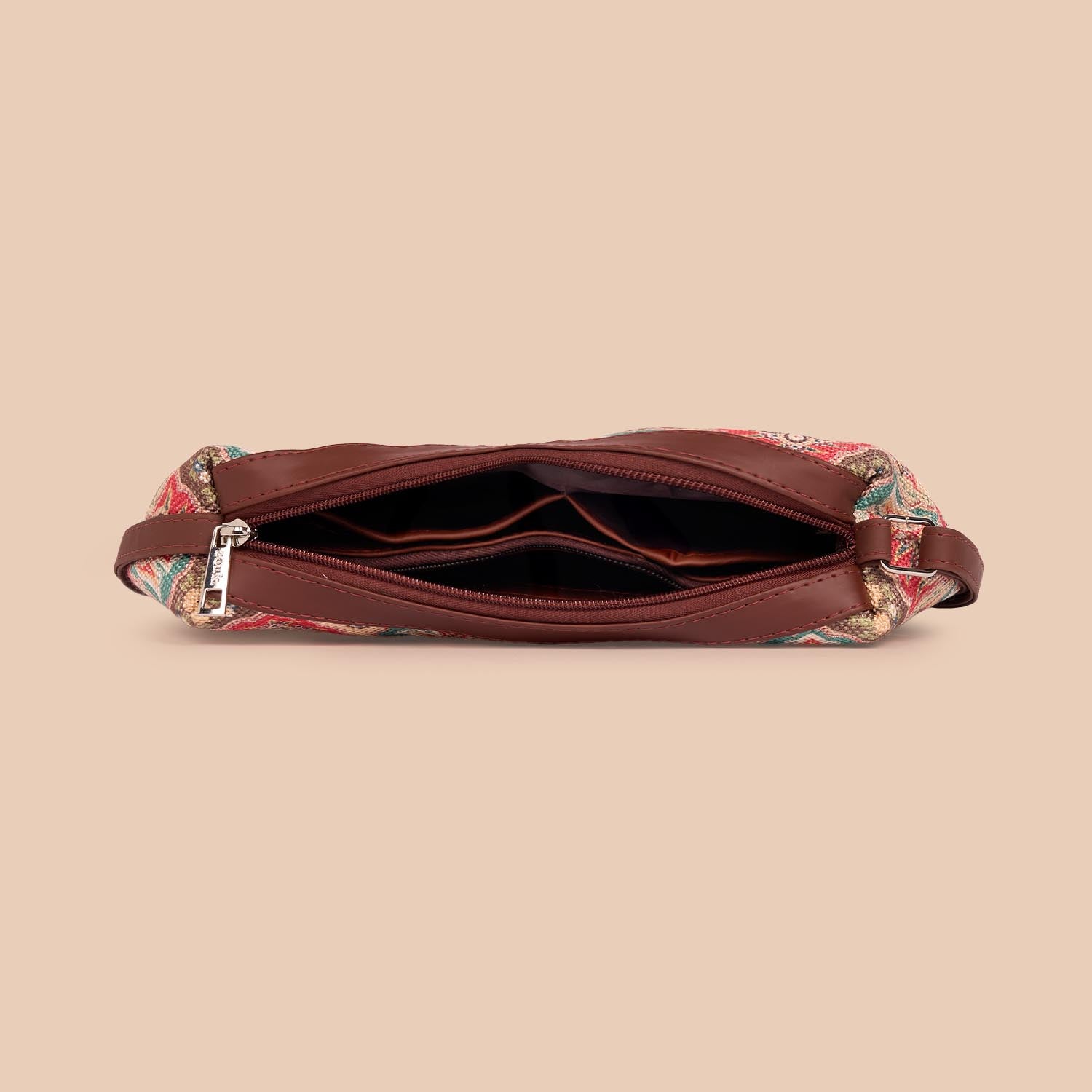 Mughal Art Multicolor Structured Shoulder Bag