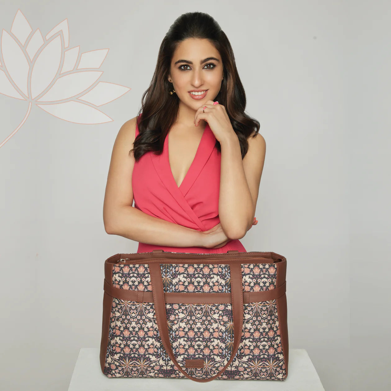 Buy Peach Thread Embroidered Lucknowi Square Clutch Bag by Adara Khan  Online at Aza Fashions.