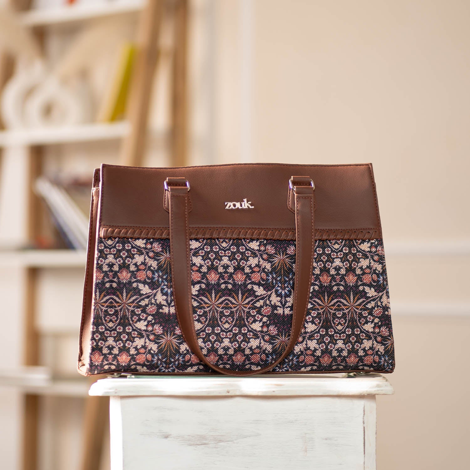 Kashmir Blooms Statement Business Bag