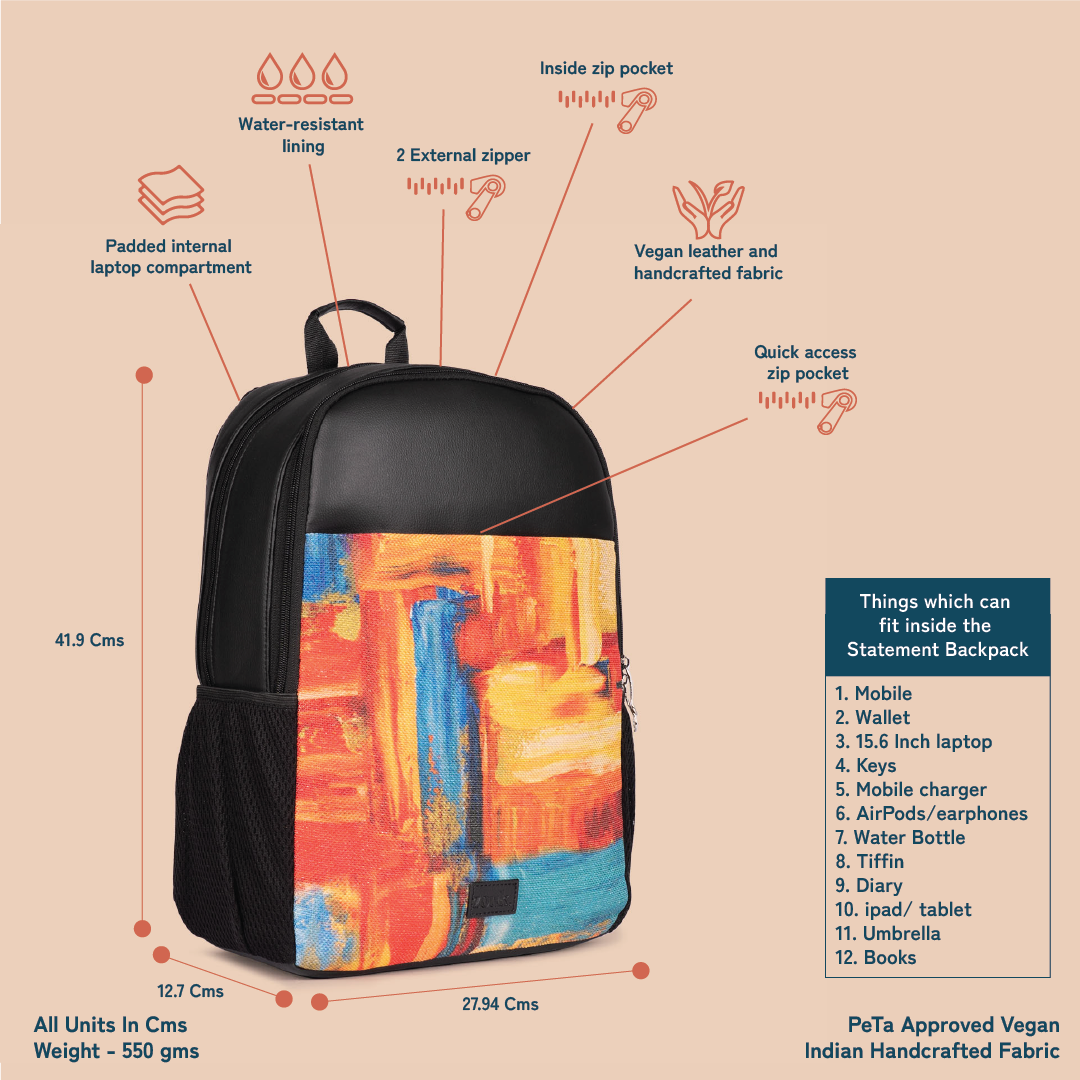 Abstract Amaze Statement Backpack