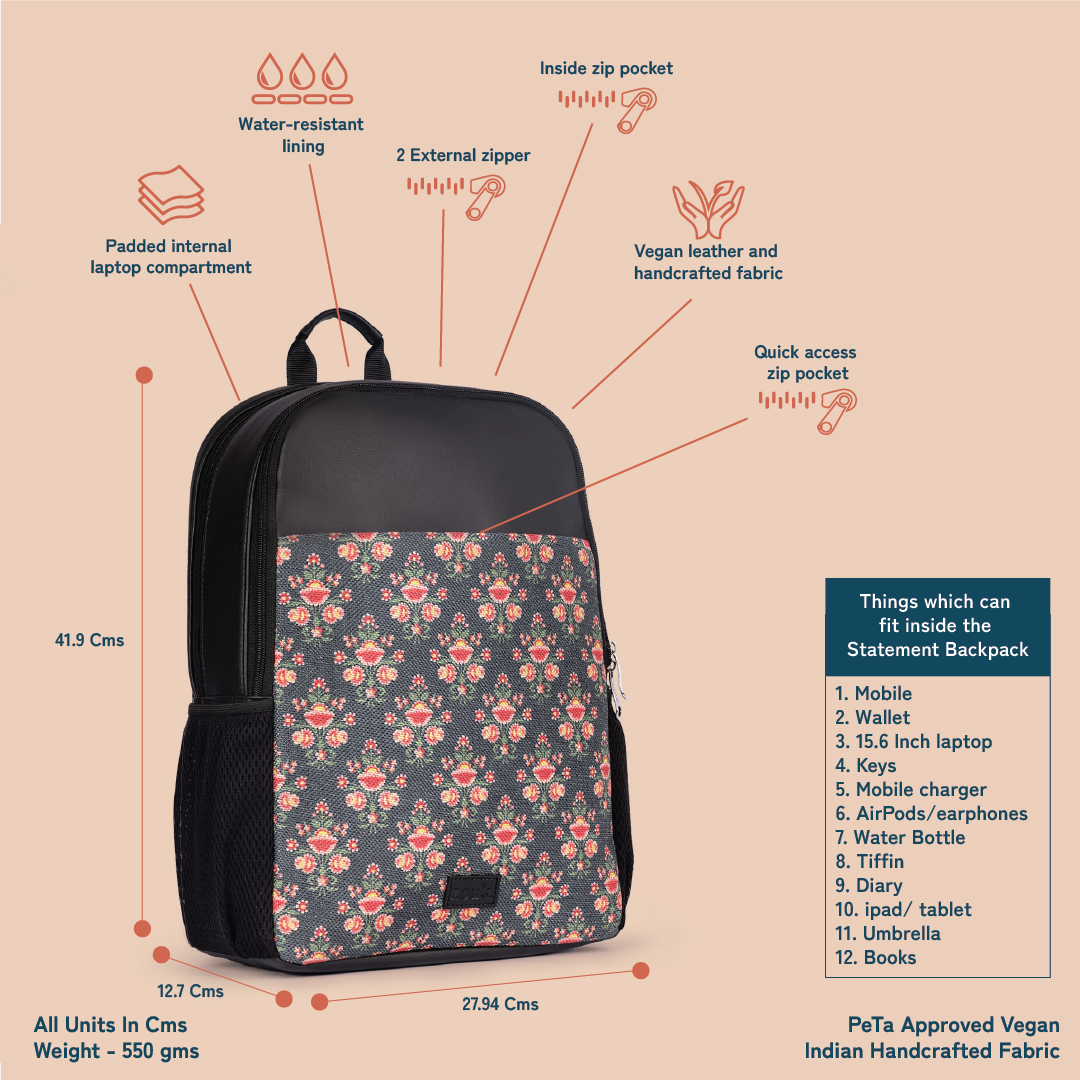 Mughal Garden Statement Backpack