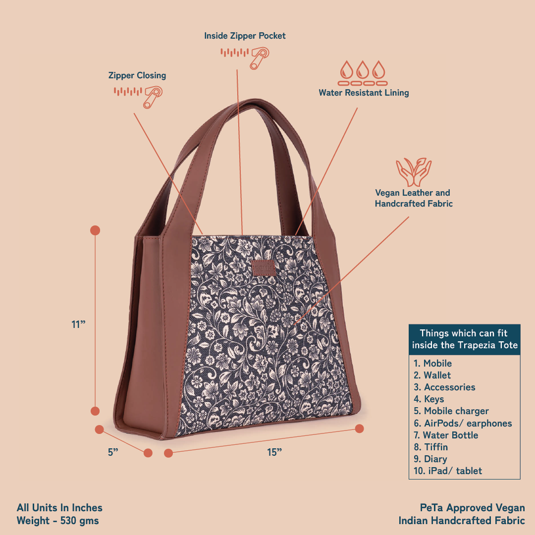 FloMotif Trapezia Tote