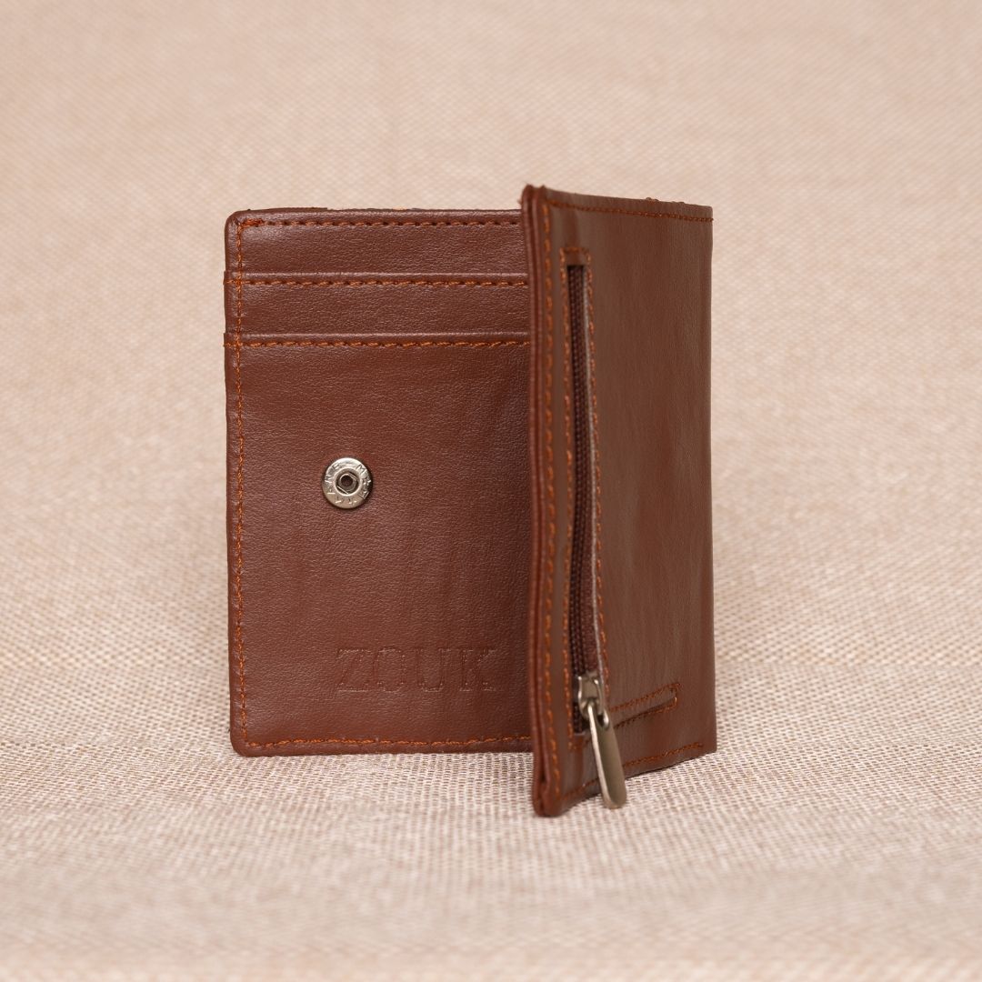 SeaShell Motif Single Sided Sleek Wallet