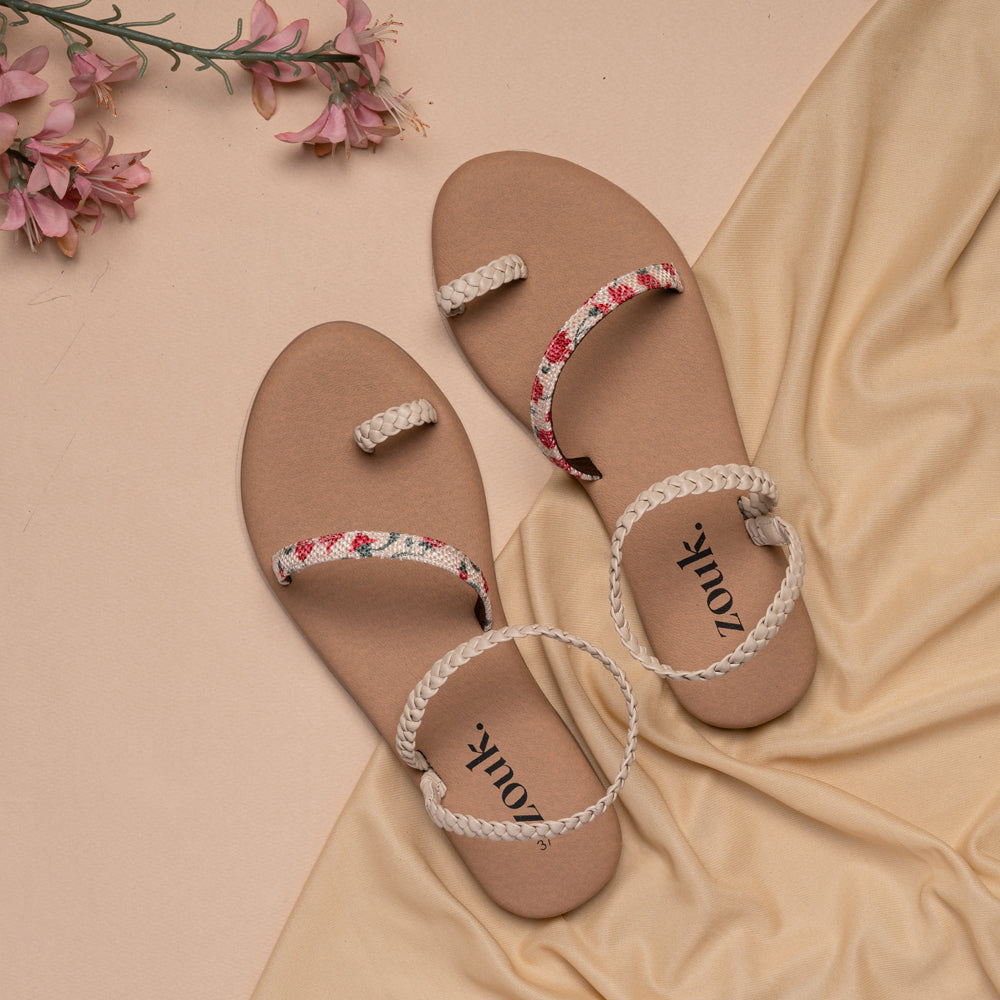 Girls discount nude sandals