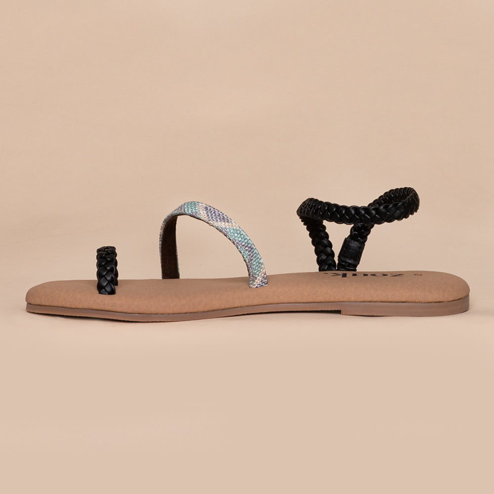 Black torys sandals with diamonds｜TikTok Search