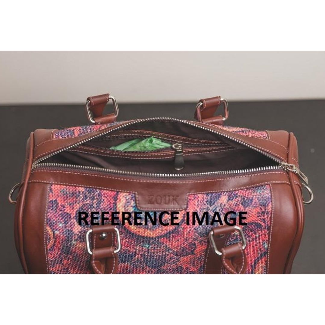 Royal Green Mogra Print Handbag