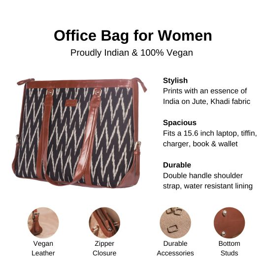 Ikat Wave Women's Office Bag