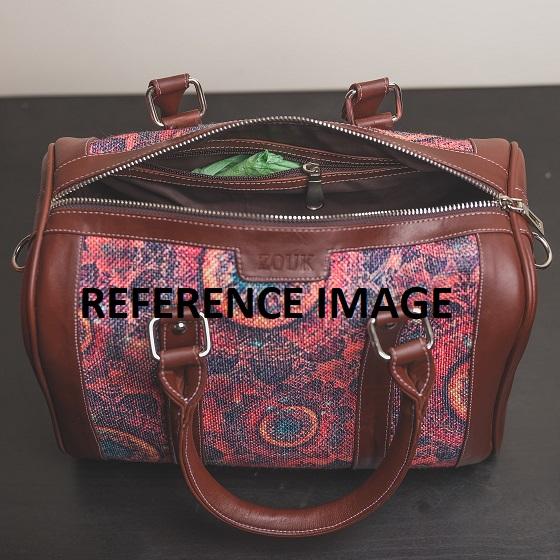 Royal Green Mogra Print Handbag