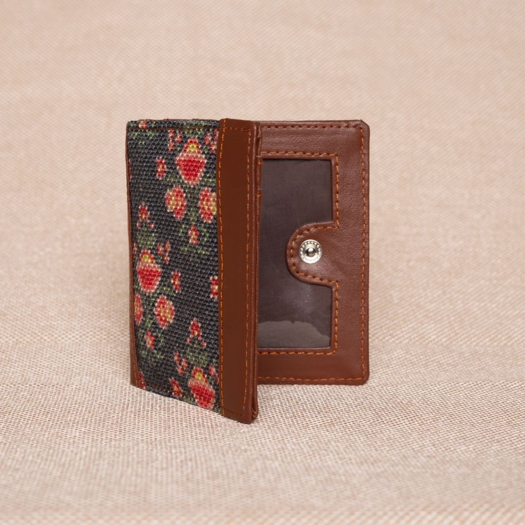 Mughal Garden Print Single Sided Sleek Wallet